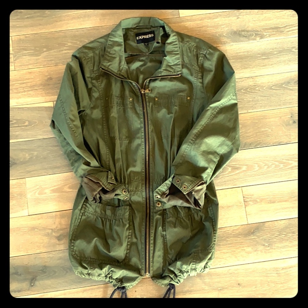 Cinch waist jacket